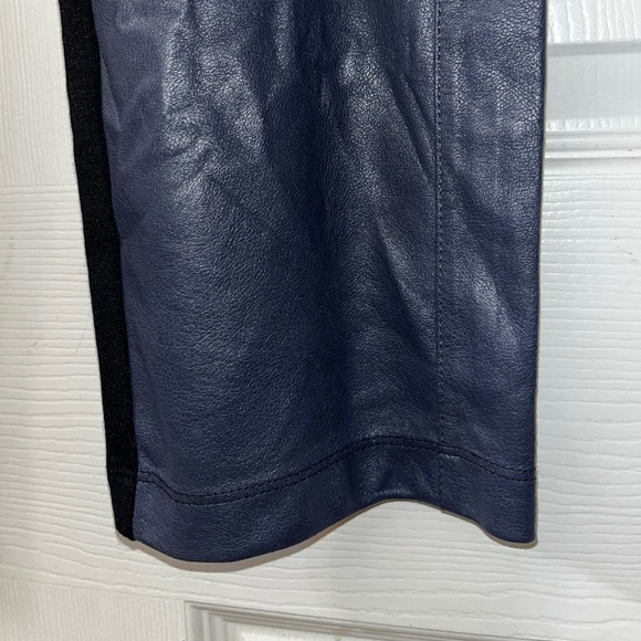 BCBG faux leather color block leggings - Picture 6 of 10